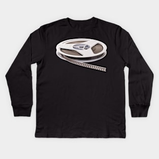 Super 8 Film Reel Kids Long Sleeve T-Shirt